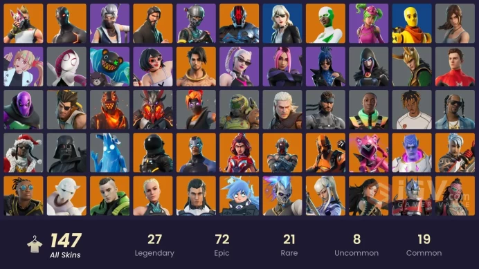 [PSN/XBOX/PC] 147 skins | The Reaper | Elite Agent | Rogue Agent | Keri Commander | Dark Voyager | Backlash | Nezumi | Valor | Omega