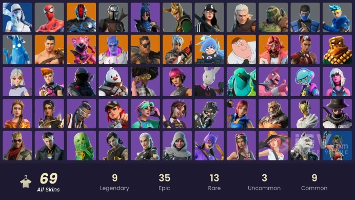 [PSN/XBOX/PC] 69 skins | Valeria | Mecha Cuddle Master | Menace | Nezumi | The Foundation | Peter Griffin | Joey | Kymera | Ronin