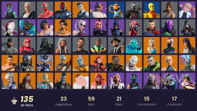 [PSN/XBOX/PC] 135 skins | Gold Midas | Point Patroller | Trilogy | Championship Aura | Catalyst | Mizuki | Valeria | The Foundation