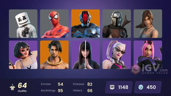[PSN/XBOX/PC] 64 skins | Heron Stance Hero | Malik | Predator | The Cube Queen | Raz | Snap | Menace | Torin | Ronin | The Foundation
