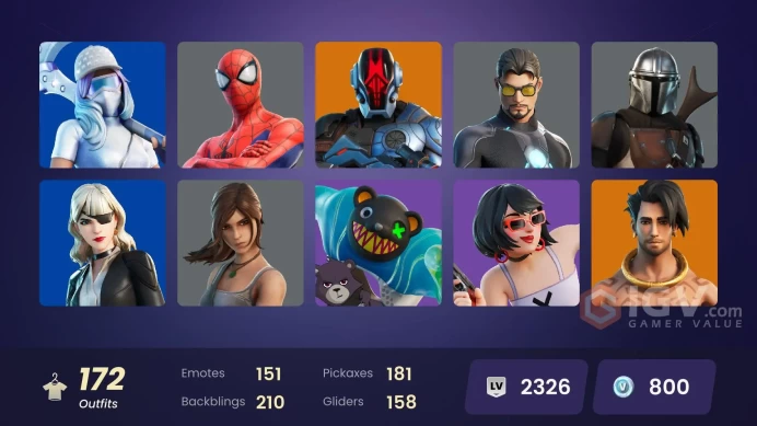 [PSN/XBOX/PC] 172 skins | Valeria | Era | Predator | The Cube Queen | Raz | Mizuki | Ronin | Malik | Kymera | The Imagined | Joey
