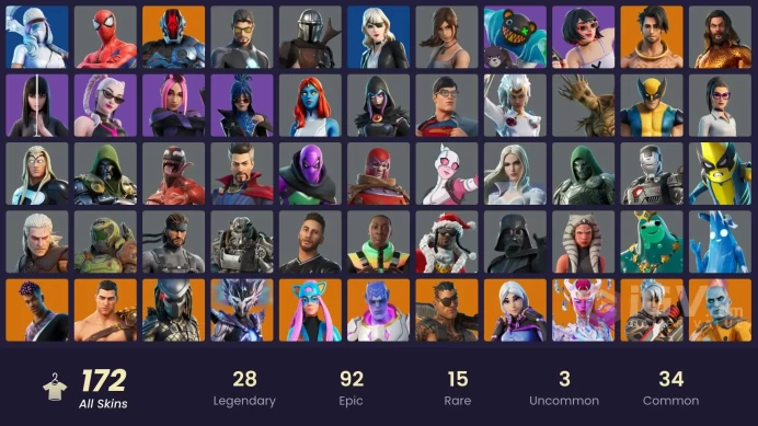 [PSN/XBOX/PC] 172 skins | Valeria | Era | Predator | The Cube Queen | Raz | Mizuki | Ronin | Malik | Kymera | The Imagined | Joey