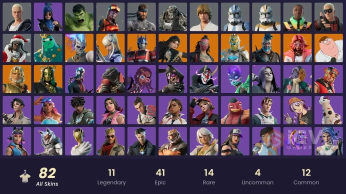 [PSN/XBOX/PC] 82 skins | Optimus Prime | Zeus | Valeria | Renzo the Destroyer | Era | Peter Griffin | Mizuki | Spectra Knight | Kado Thorne