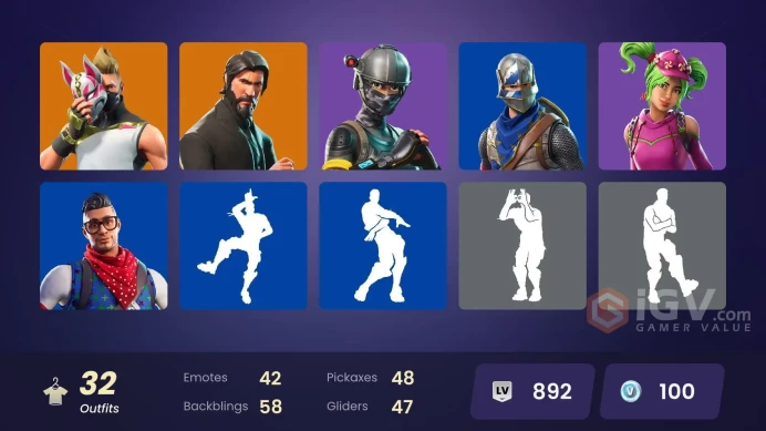 [PSN/XBOX/PC] 32 skins | The Reaper | Blue Squire | Royale Knight | Elite Agent | Blue Team Leader | Rogue Agent | Prodigy | Naruto Uzumaki
