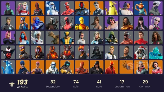 [PSN/XBOX/PC] 193 skins | OG STW | Gold Midas | Gold Meowscles | Gold TNTina | Gold Brutus | Heron Stance Hero | Cloud Striker | Naruto Uzumaki