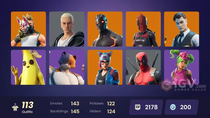 [PSN/XBOX/PC] 113 skins | Gold Brutus | Gold Midas | Rogue Agent | Tart Tycoon | Sultura | Nezumi | Valor | Omega | Ragnarok | Hybrid | Dire