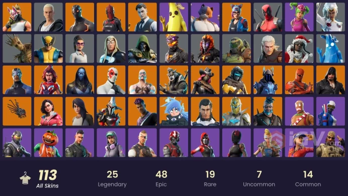 [PSN/XBOX/PC] 113 skins | Gold Brutus | Gold Midas | Rogue Agent | Tart Tycoon | Sultura | Nezumi | Valor | Omega | Ragnarok | Hybrid | Dire
