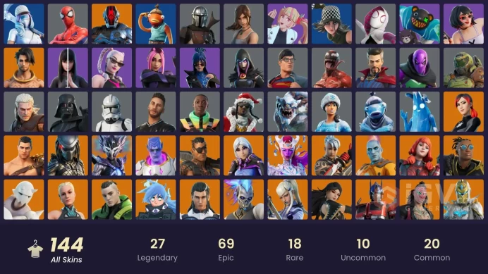 [PSN/XBOX/PC] 144 skins | Era | Predator | The Cube Queen | Raz | Mizuki | Ronin | Malik | Polarity | Kymera | The Imagined | Joey