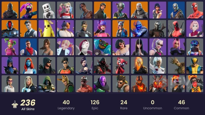 [PC/PSN/XBOX] 236 Skins | OG STW | Black Knight | Travis Scott | Sparkle Specialist | Floss | Take The L | The Reaper | Blue Squire | 1150 VB