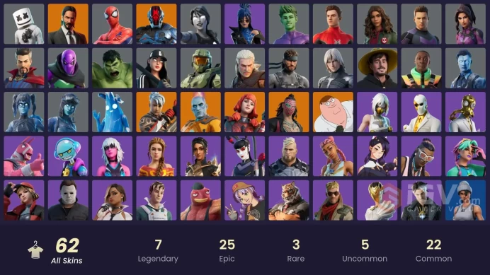 [PSN/XBOX/PC] 62 skins | Master Chief | John Wick | Peter Griffin | Ronin | The Origin | The Imagined | The Foundation | Kado Thorne