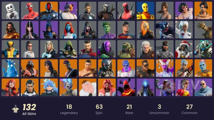 [PSN/XBOX/PC] 133 skins | Cloud Striker | Point Patroller | Trilogy | Fixer | Vivi Chroma | Sultura | Subzero Cryptic | Valeria | Predator