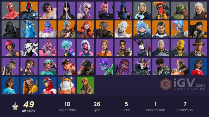 [PSN/XBOX/PC] 49 skins | Era | Nezumi | The Foundation | The Imagined | Renzo the Destroyer | Kymera | Ronin | The Ageless | Malik | Snap