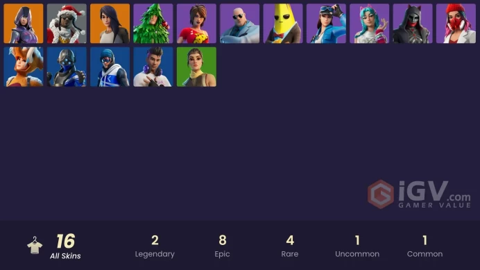 [PSN/XBOX/PC] 16 skins | Glow | Point Patroller | Trilogy | Cloud Striker | Gear Specialist Maya | Santa Dogg | Brutus | Lt. Evergreen