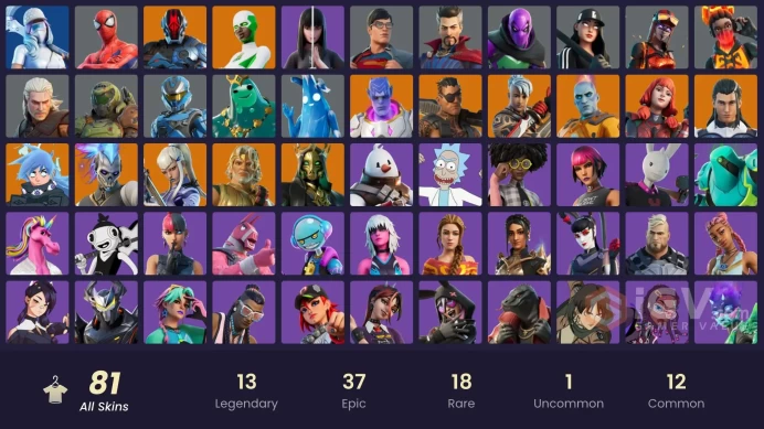 [PSN/PC] 81 skins | Backlash | Nezumi | Kymera | Mizuki | The Foundation | The Imagined | The Origin | Joey | Renzo the Destroyer