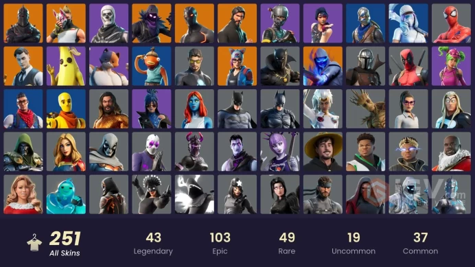 [PC/PSN/XBOX] 250 Skins | OG STW | Black Knight | Sparkle Specialist | Floss | Take The L | The Reaper | Blue Squire | Royale Knight | 500 VB