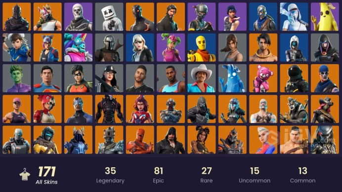 [PC] 170 Skins | OG STW | Black Knight | Sparkle Specialist | Chun-Li | Floss | Take The L | The Reaper | Blue Squire | 450 VB