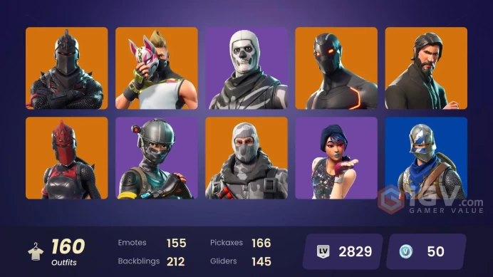 [PC/XBOX] 159 Skins | Black Knight | Sparkle Specialist | Floss | Take The L | The Reaper | Blue Squire | Royale Knight | 50 VB