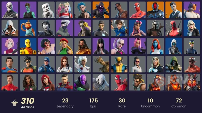 travis + 300 skins (you can linked all platform- PvE Level: 310| Deluxe Edition+ Owned ) 2331