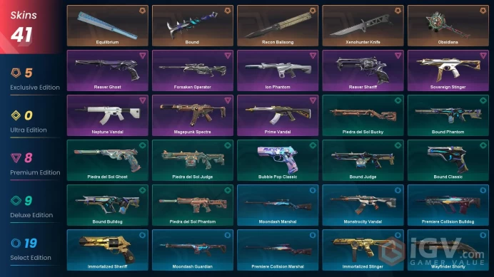 EU/TR| Xenohunter Knife, Recon Balisong, Prime Vandal, Neptune Vandal, Reaver Ghost, Reaver Sheriff, Ion Phantom, Forsaken Operator | Full Acces