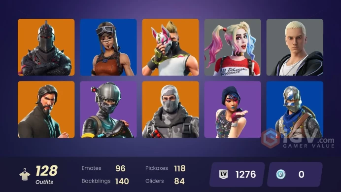 128  SKINS + BLACK KNIGHT + HARLEY HITTER + THE REAPER + SPARKLE SPECIALIST + ICHIGO KUROSAKI + HUTRESS HELSIE + SHADOW BLADE HOPE + FLOSS