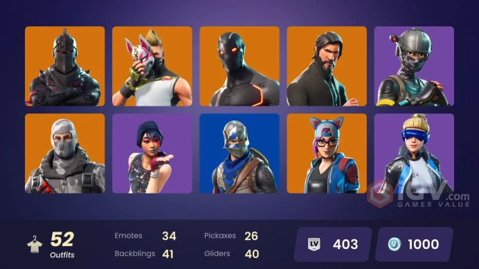 FA - [PSN/XBOX]52 skins | OG STW | Black Knight | Sparkle Specialist | The Reaper | Floss | Neo Versa | Blue Squire | Royale Knight |Elite Agent