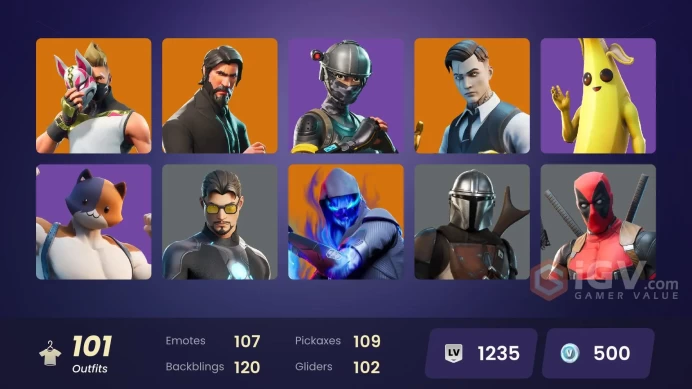 [PC/PSN/XBOX] 101 skins | The Reaper | Elite Agent | Rogue Agent | Hybrid | Ruin | Fusion | Sentinel | Take The L |N187 