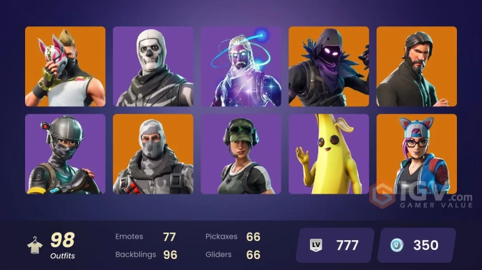 [PC/XBOX] 98 skins | Galaxy | The Reaper | Elite Agent | Blue Team Leader | Carbon Commando | Blue Striker |Y271