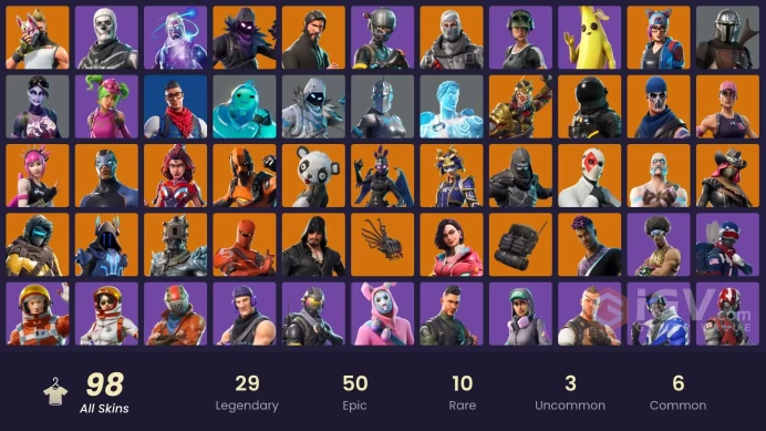 [PC/XBOX] 98 skins | Galaxy | The Reaper | Elite Agent | Blue Team Leader | Carbon Commando | Blue Striker |Y271