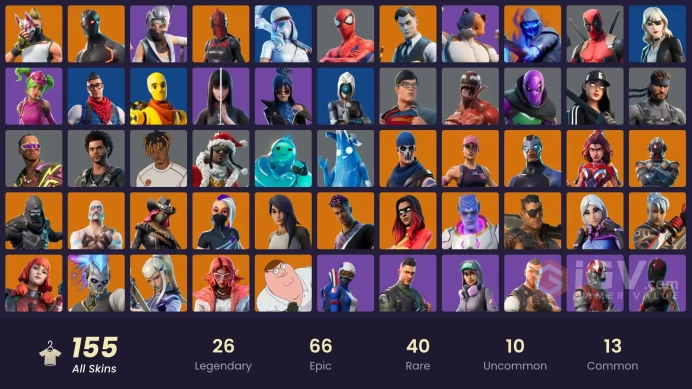 [PC/PSN] 155 skins | Gold Midas | Heron Stance Hero | Prodigy | Tart Tycoon | Point Patroller | Enforcer |Y276