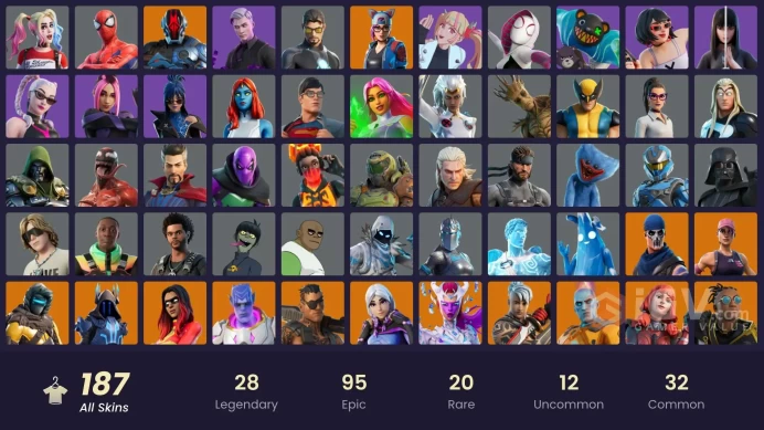 [PC/PSN] 187 skins | Sultura | Ronin | Zenith | Renzo the Destroyer | The Imagined | OG STW | Valeria | Era |eh15