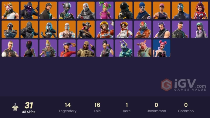[PC/XBOX] 29 skins | The Reaper | Elite Agent | Sub Commander | Havoc | Raven | Valor | The Visitor | Drift |M11