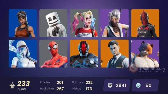 [PC/PSN/XBOX] 233 skins | Renegade Raider | Gold Brutus | Gold Midas | FNCS Renegade | Menace | DJ Bop | Ronin |y362 