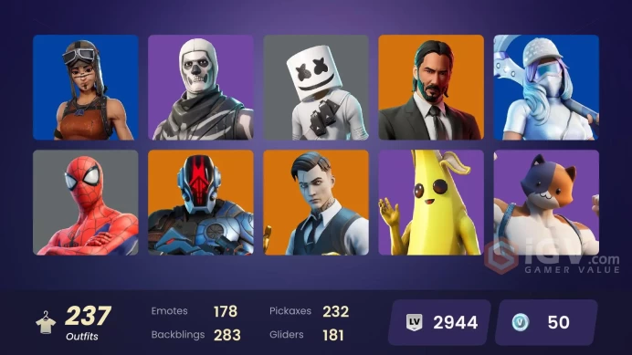 [PC/PSN/XBOX] 237 skins | Renegade Raider | Gold Brutus | Gold Midas | Snake Eyes | Sultura | Cloud Striker |ehh777 