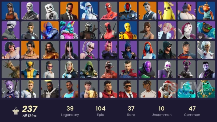 [PC/PSN/XBOX] 237 skins | Renegade Raider | Gold Brutus | Gold Midas | Snake Eyes | Sultura | Cloud Striker |ehh777 