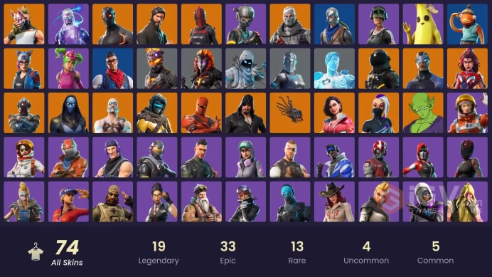 [PC] 74 skins | Galaxy | The Reaper | Blue Squire | Royale Knight | Elite Agent | Blue Team Leader | Take The L |y231