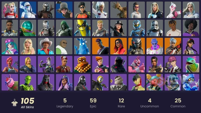 [PC/PSN/XBOX] 105 skins | Joltara | Ronin | Predator | Kymera | Fade | Apprentice Evie | Mandalorian | 10100 VB|y321