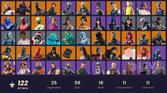 [PC/PSN/XBOX] FA 122 SKINS | THE REAPER | ELITE AGENT | OMEGA | TRAILBLAZER | RUST LORD | DARK VOYAGER | LARA CROFT | DEADPOOL | PEELY |