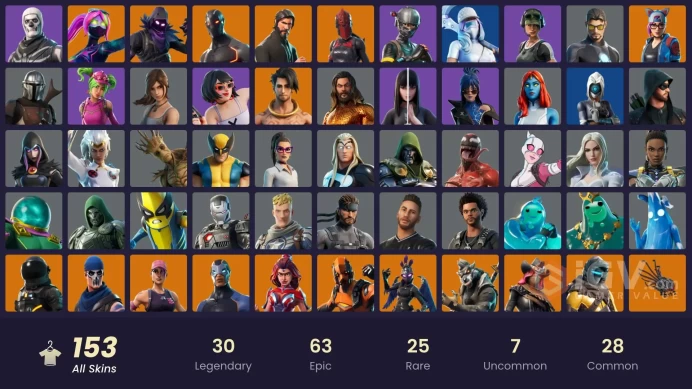 [PC] 153 skins | OG STW | The Reaper | Elite Agent | Rogue Agent | Fixer | Sultura | Trailblazer | Trilogy | Blue Striker | Lynx | 700 VB