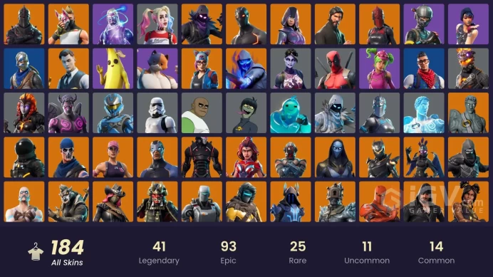 [PC/XBOX] 183 skins | OG STW | Black Knight | Galaxy | IKONIK | Sparkle Specialist | The Reaper | Glow | Blue Squire | Royale Knight | 1400 VB