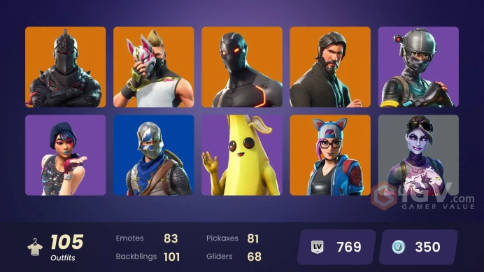 [PC/XBOX] 105 skins | OG STW | OG Raiders Revenge | Black Knight | Sparkle Specialist | The Reaper | Blue Squire | Royale Knight | 350 VB