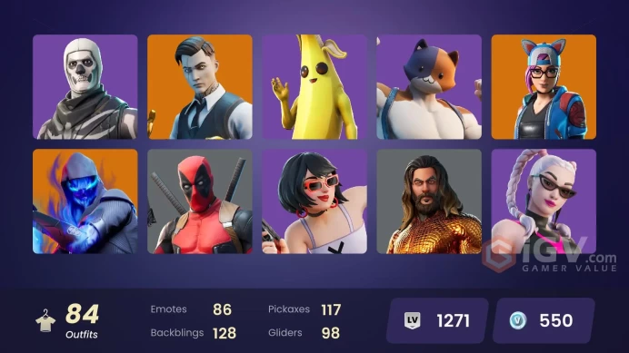 *[ALL PLATFORMS] | OG STW | 84 skins | Eternal Knight | Sorana | The Prisoner | Son Goku | Lynx | Luxe | Fade | Gear Specialist Maya