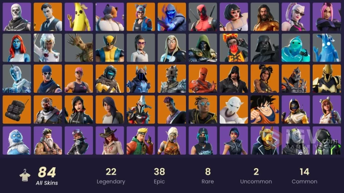 *[ALL PLATFORMS] | OG STW | 84 skins | Eternal Knight | Sorana | The Prisoner | Son Goku | Lynx | Luxe | Fade | Gear Specialist Maya