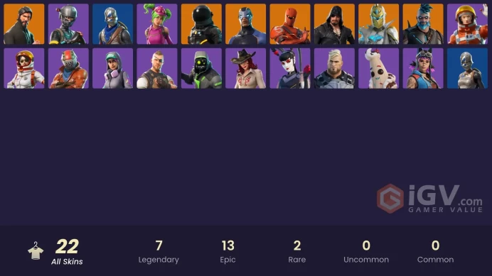 PSN/XBOX/PC - FA - 22 skins | The Reaper | Blue Squire | Royale Knight | Elite Agent | Spectra Knight | Carbide | Dark Voyager | Blackheart |