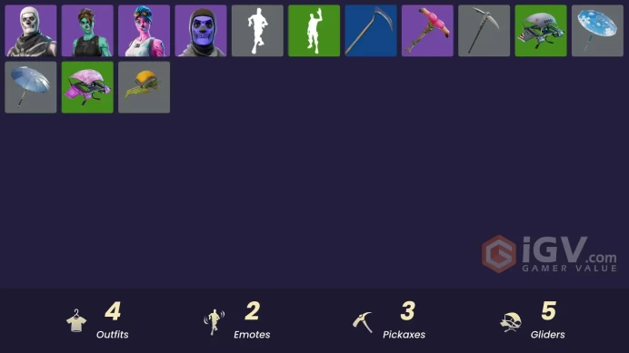 FA - [XBOX/SWITCH/PC] 2 skins | Og Ghoul Trooper | Og Skull Trooper | Bear Brained | Clawz Retro | Reaper | Pink Flamingo | Wave | Mako