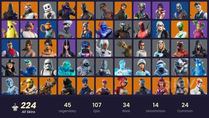 [XBOX/NIN/PC] 224 SKINS | OG STW | BLACK KNIGHT | TRAVIS SCOTT | SPARKLE SPECIALIST | THE REAPER | BLUE SQUIRE | ROYALE KNIGHT | ELITE AGENT | 