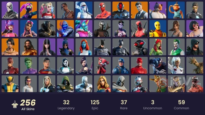 [XBOX/NIN/PC] 256 SKINS | TRAVIS SCOTT | GOLD BRUTUS | GOLD MIDAS | CLUTCH | GRIND | SUBZERO CRYPTIC | SULTURA | FIXER | OVERCHARGED 