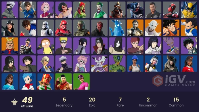 [ALL PLATFORMS]-Chun-Li-Naruto Skins-Dragon Balls Skins-Captain Levi-Midas Rex-All Might-FULL ACCESS-