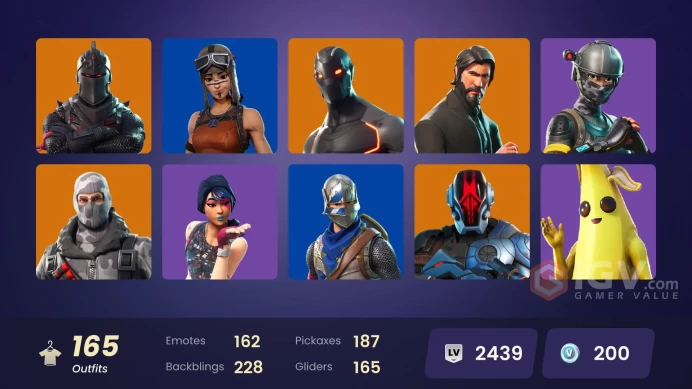 [PC/PSN/XBOX] 165 skins | Black Knight | Sparkle Specialist | The Reaper | Blue Squire | Royale Knight | AC/DC| Take The L | 200 VB