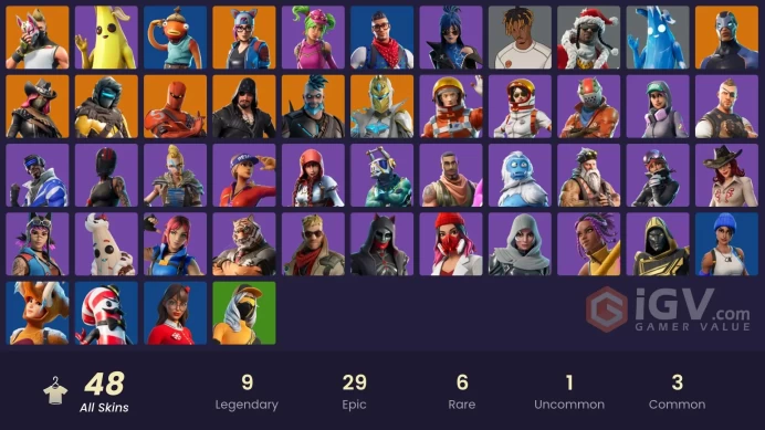 [PC/PSN/XBOX] 48 skins | Take The L | Blue Team Leader | Prodigy | Blue Striker | Flex On Em | Orange Justice | Hot Marat | Take The Elf| 400VB 