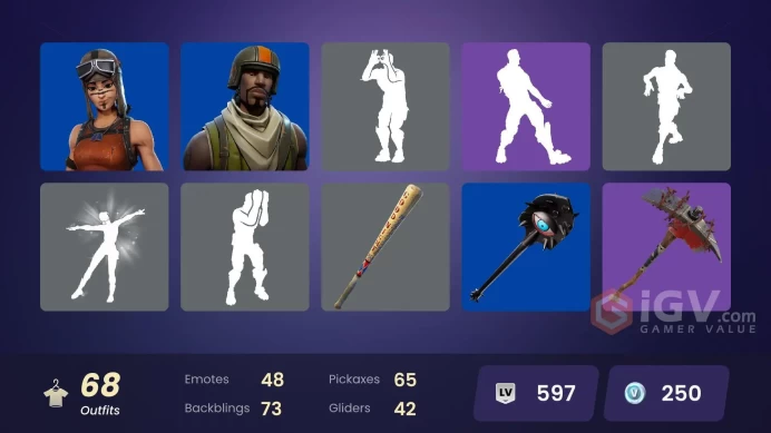 [ALL PLATFORMS]-68 Skin-Renegade Raider-Aerial Assault Trooper-Snoop Dogg-Billy-FULL ACCESS-